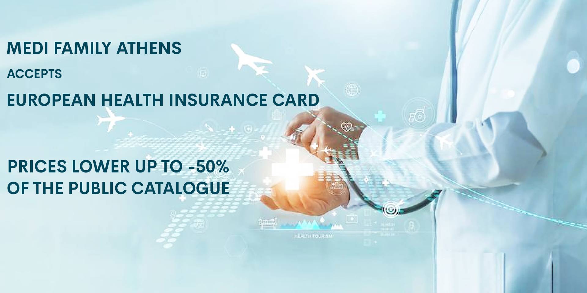 Image informing about the acceptance European Insurance Card